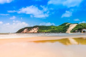 Ponta Negra dunes beach in city of Natal,  Brazil